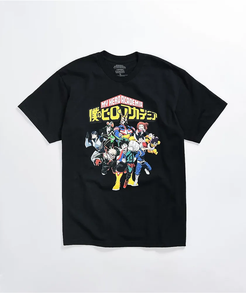 My Hero Academia Squad Black T-Shirt