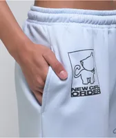 NGOrder Devil Angel Light Blue Sweat Shorts