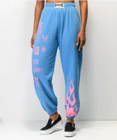 NGOrder Flame Blue & Pink Jogger Sweatpants