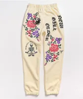 NGOrder Live Worldwide Flower Cream Sweatpants