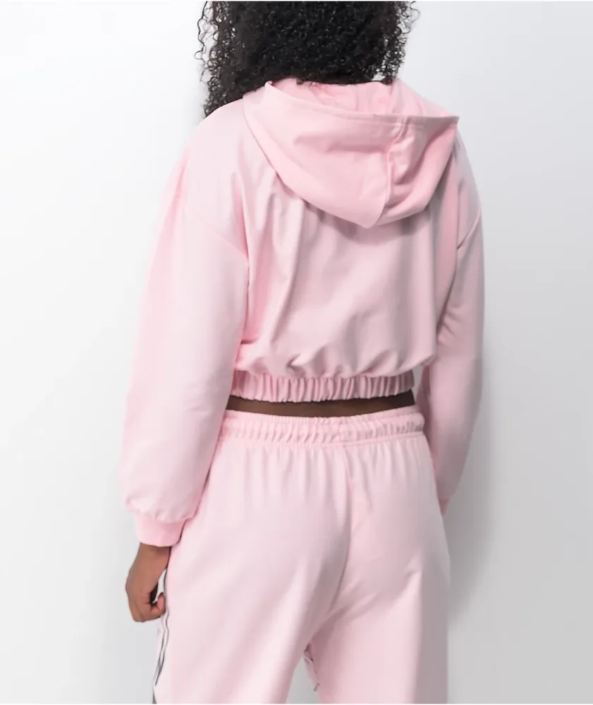 NGOrder Manga Anime Pink Crop Hoodie