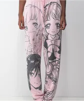 NGOrder Manga Anime Pink Jogger Sweatpants