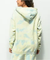 NGOrder Metal From Heaven Cream & Blue Tie Dye Hoodie