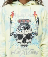 NGOrder Metal From Heaven Cream & Blue Tie Dye Hoodie