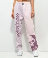 NGOrder Ride or Die Pink & Purple Split Sweatpants