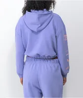 NGOrder Speed Demon Purple Crop Hoodie