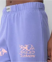 NGOrder Speed Demon Purple Jogger Sweatpants