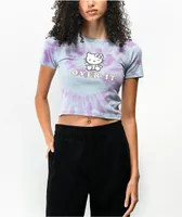 NGOrder x Hello Kitty Over It Blue Crop T-Shirt