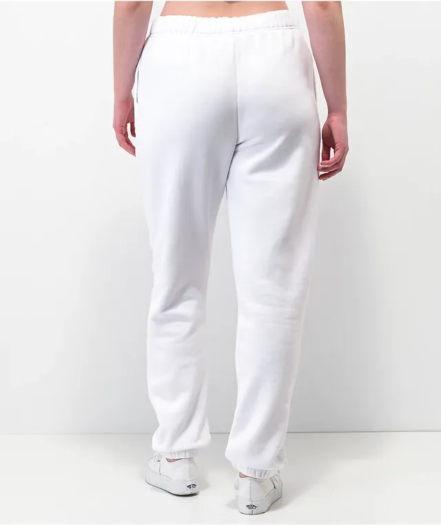X-Small, White) PIKADINGNIS Women Casual Lounge Pants Joggers with