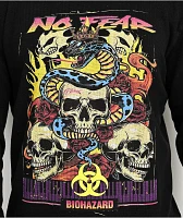 NO FEAR Biohazard Black Long Sleeve Thermal T-Shirt