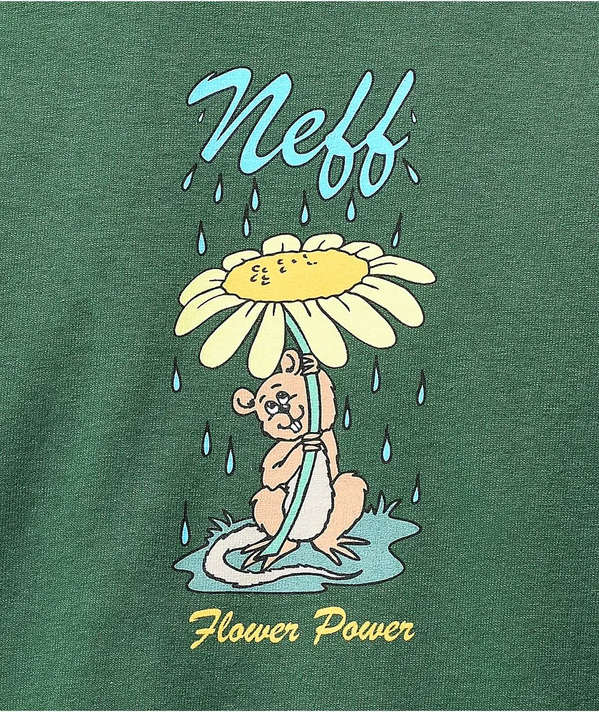 Neff Flower Power Green T-Shirt