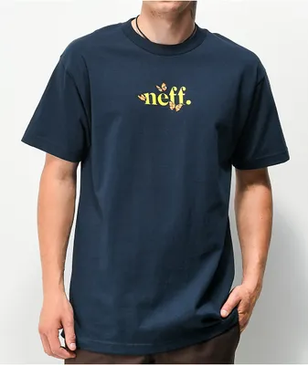 Neff Flutter Navy T-Shirt