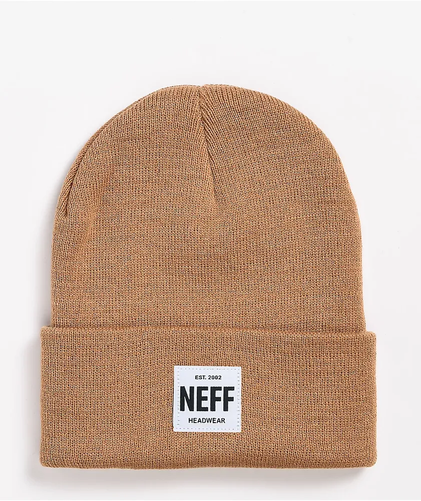 Neff Lawrence Camel Fold Beanie