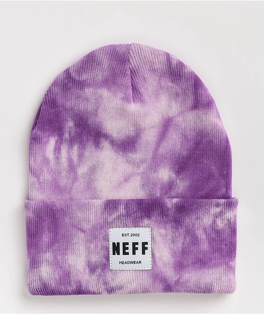 Neff Purple Tie Dye Beanie