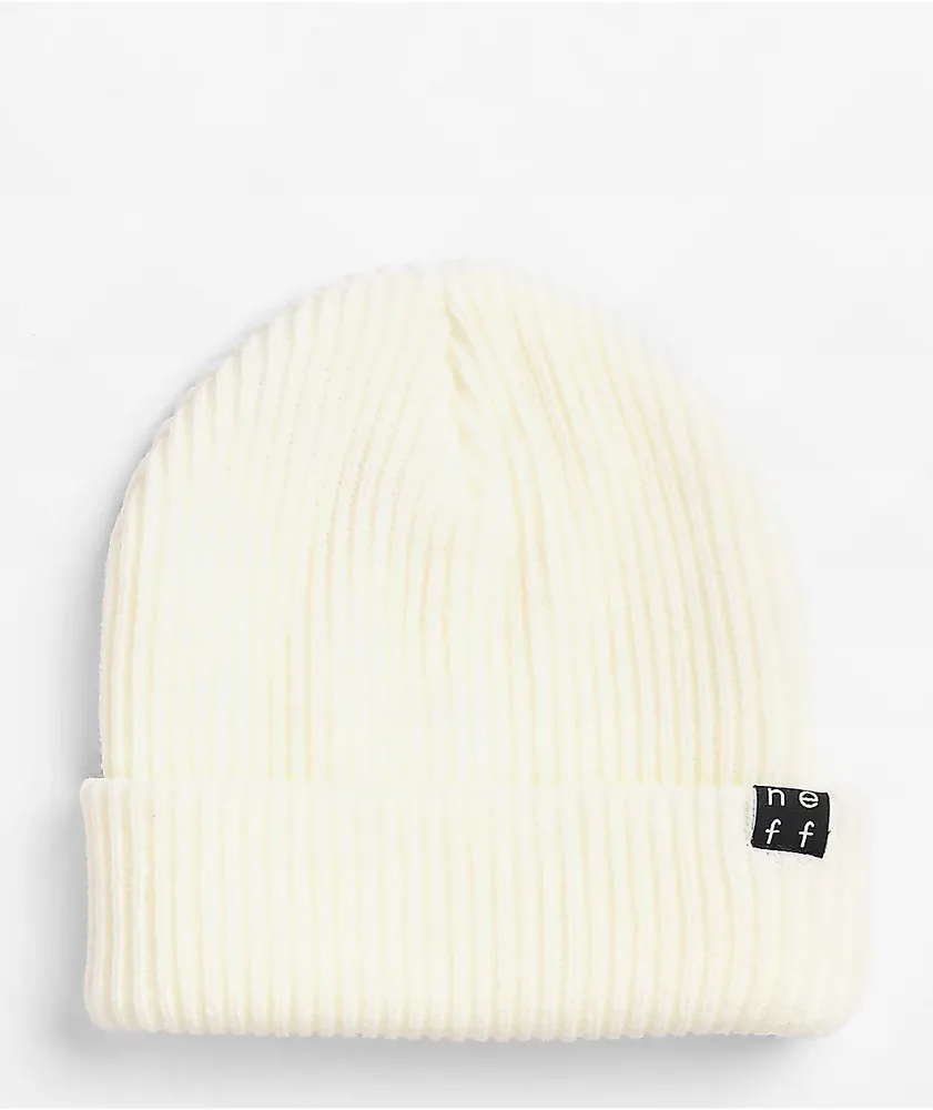 Neff Serge White Beanie