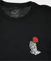 Neon Riot Kids Skeleton Hand Black T-Shirt
