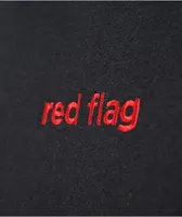 Neon Riot Red Flag Black T-Shirt