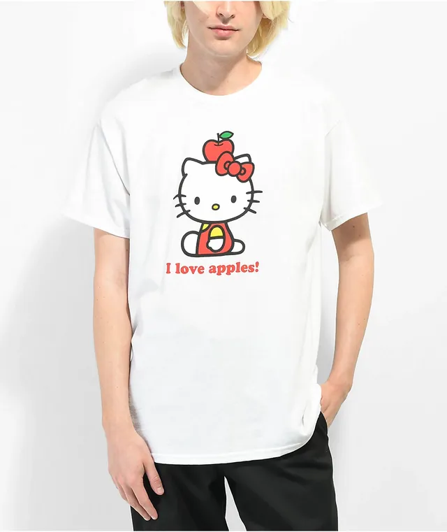 Neon_riot Neon Riot x Hello Kitty Apples White T-Shirt