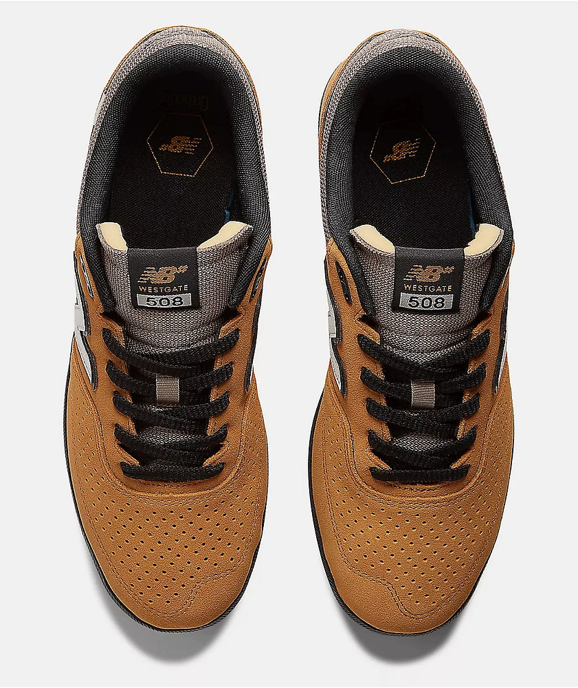 New Balanace Numeric 508 Caramel & Black Skate Shoes