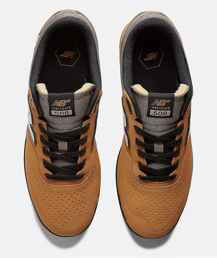 New Balanace Numeric Westgate 508 Caramel & Black Skate Shoes