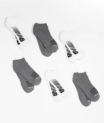 New Balance Athletic 6 Pack Low Cut Socks