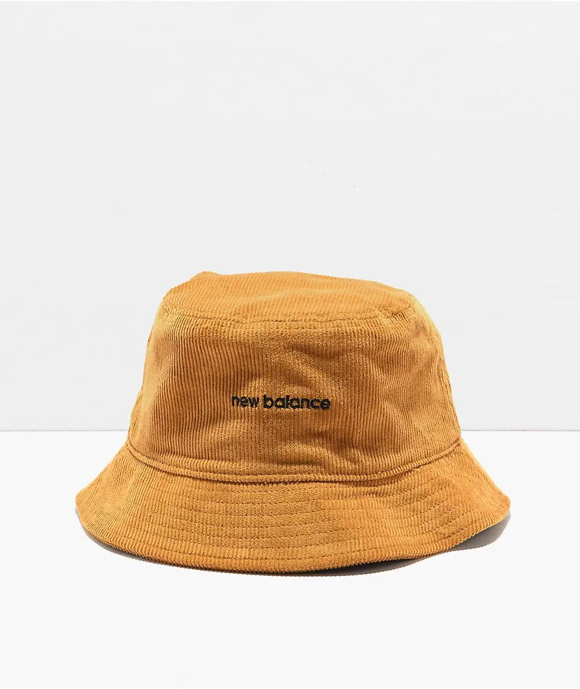 New Balance Brown Corduroy Bucket Hat