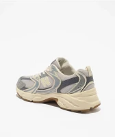 New Balance Kids 530 Off White & Slate Grey Shoes
