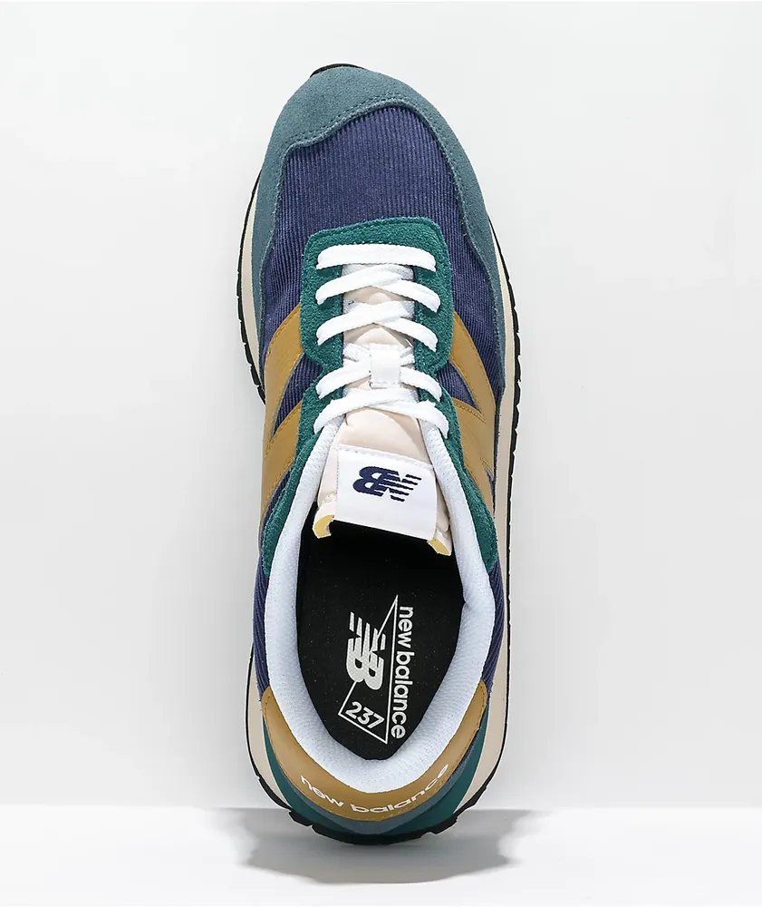 New Balance Lifestyle 237 Mountain Teal & Gold Moss Shoes