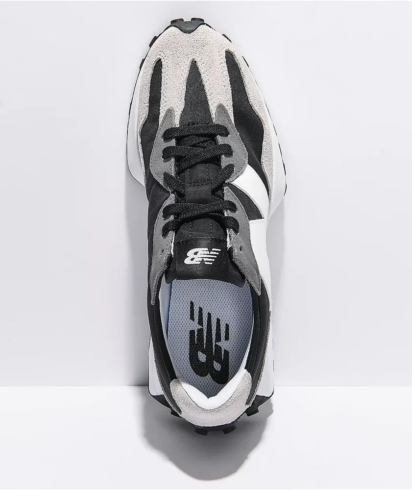 New Balance Lifestyle 327 Black, Grey, & White Shoes