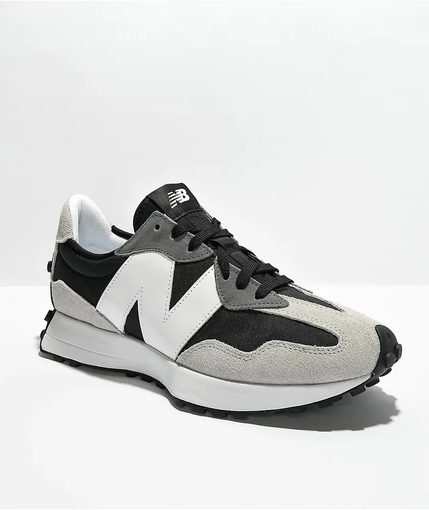 New Balance Lifestyle 327 Black, Grey, & White Shoes