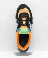 New Balance Lifestyle 574 Black, Apricot, Blue, & Green