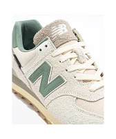 New Balance Lifestyle 574 Calcium, Green, & New Spruce Shoes