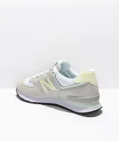 New Balance Lifestyle 574 Cloud, Fog & Yellow Shoes