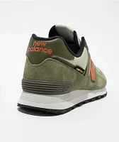 New Balance Lifestyle 574 Dark Olivine & Infield Clay Shoes