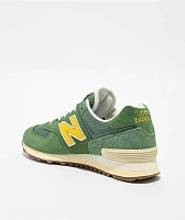 New Balance Lifestyle 574 Mallard Green & Ginger Lemon Shoes