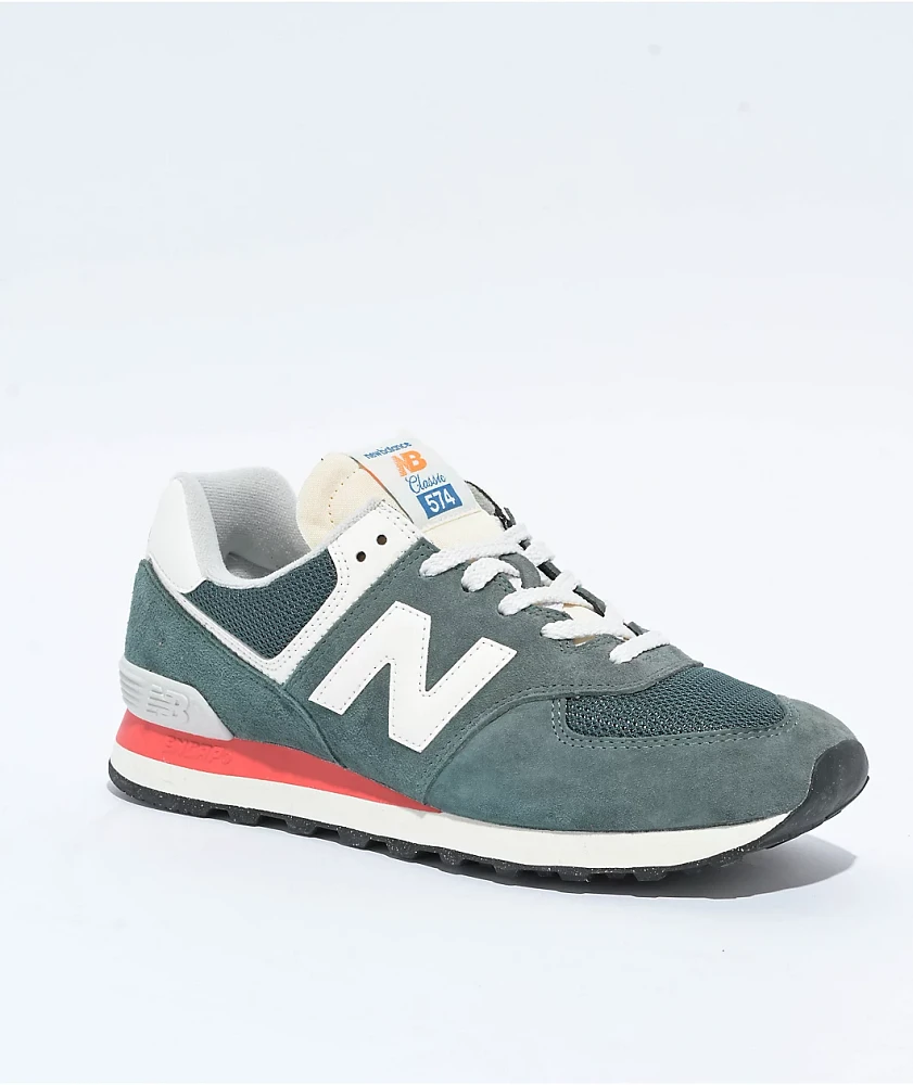 New Balance Lifestyle 574 Spruce & Sea Salt Shoes