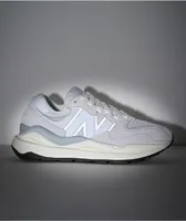 New Balance Lifestyle 5740 Nimbus, Sea Salt, & White Shoes