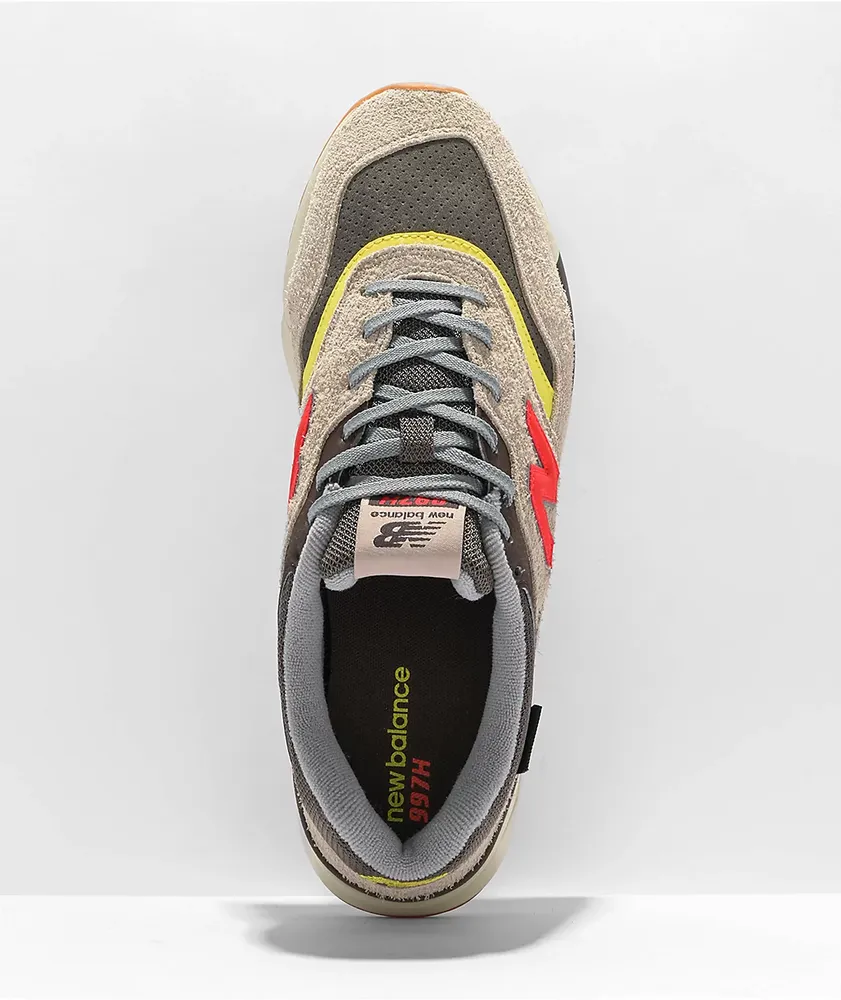New Balance Lifestyle 997H Grey, Flame & Yellow Shoes