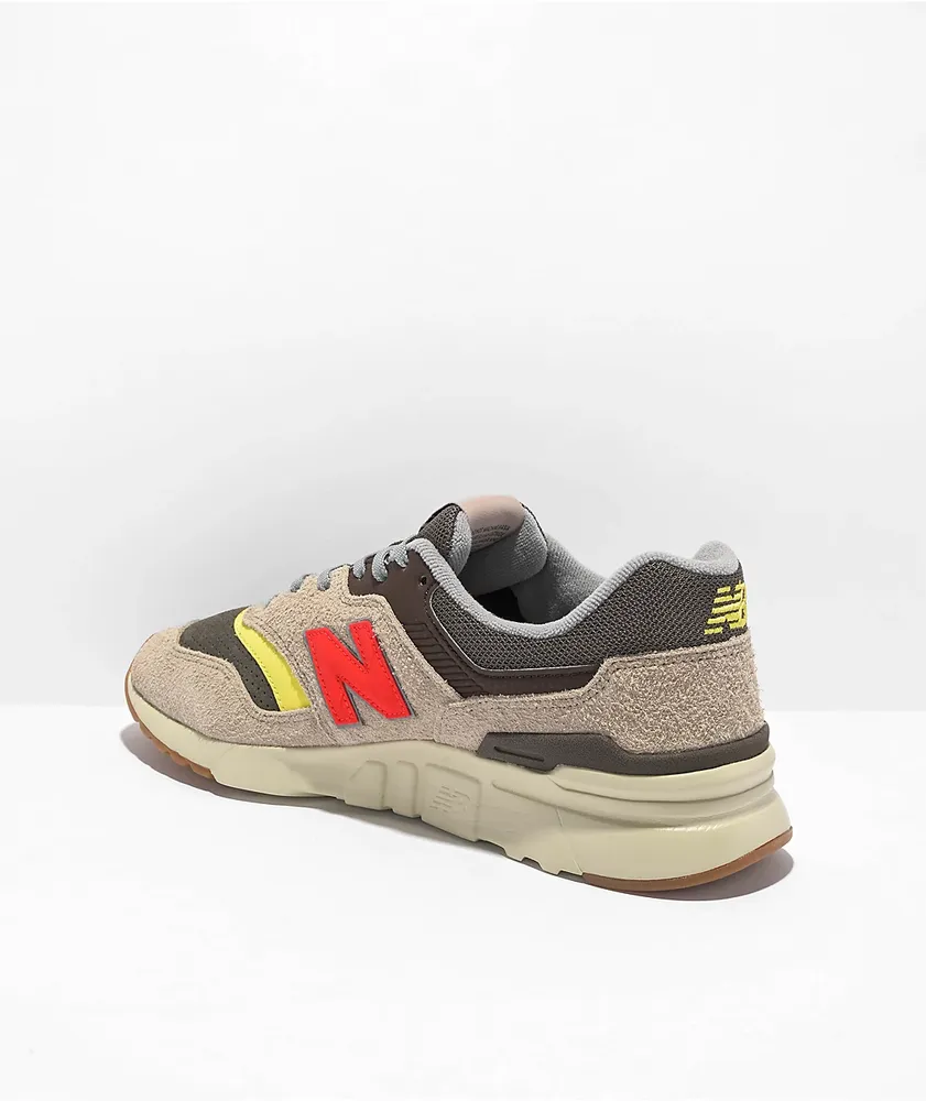 New Balance Lifestyle 997H Grey, Flame & Yellow Shoes