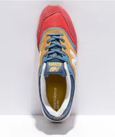 New Balance Lifestyle 997H Red, Blue, & Tan Shoes