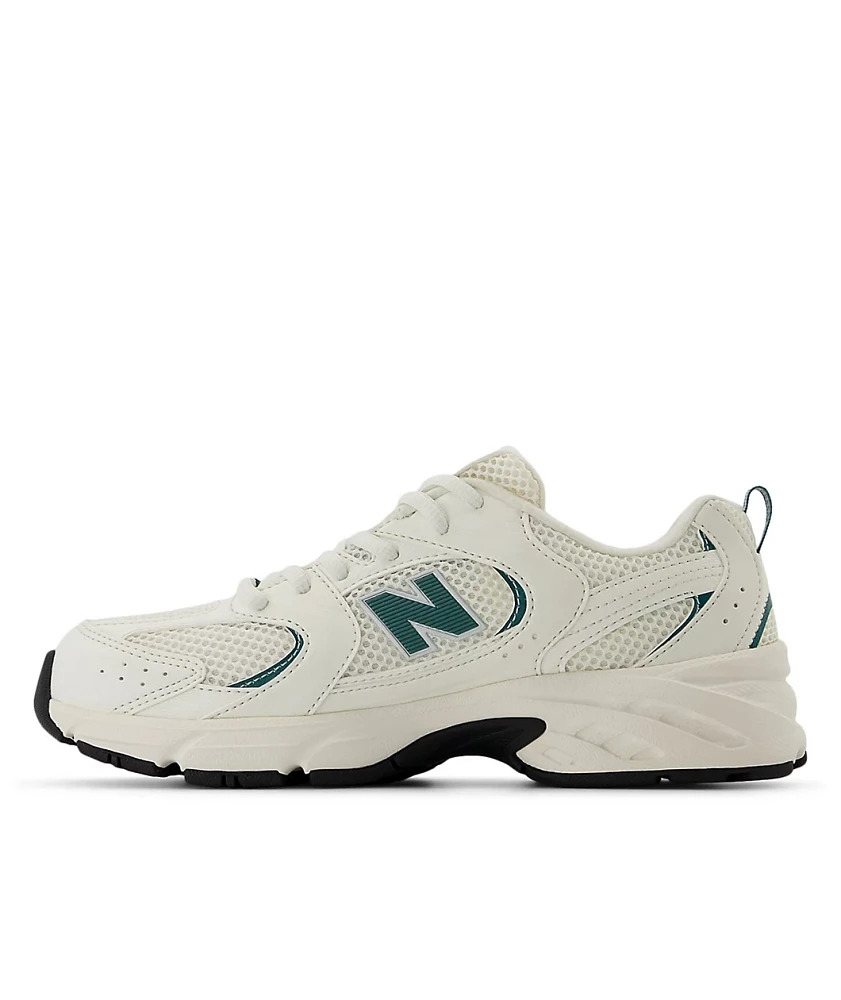 New Balance Lifestyle Kids 530 Sea Salt & New Spruce Shoes