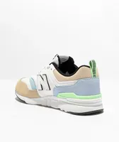 New Balance Lifestyle Kids 997H White & Bright Sky Shoes