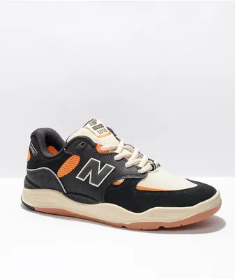New Balance Numeric 1010 Tiago Black, Orange, & Tan Skate Shoes