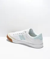 New Balance Numeric 212 White, Baby Blue & Gum Skate Shoes