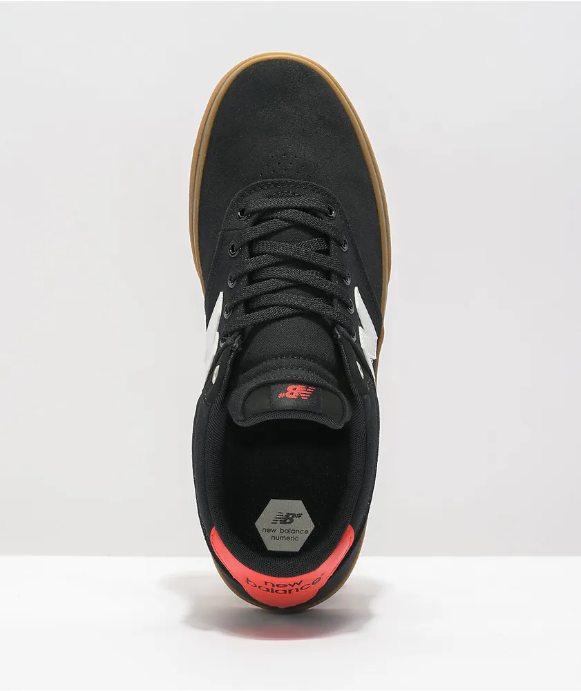New Balance Numeric 255 Black & Gum Skate Shoes