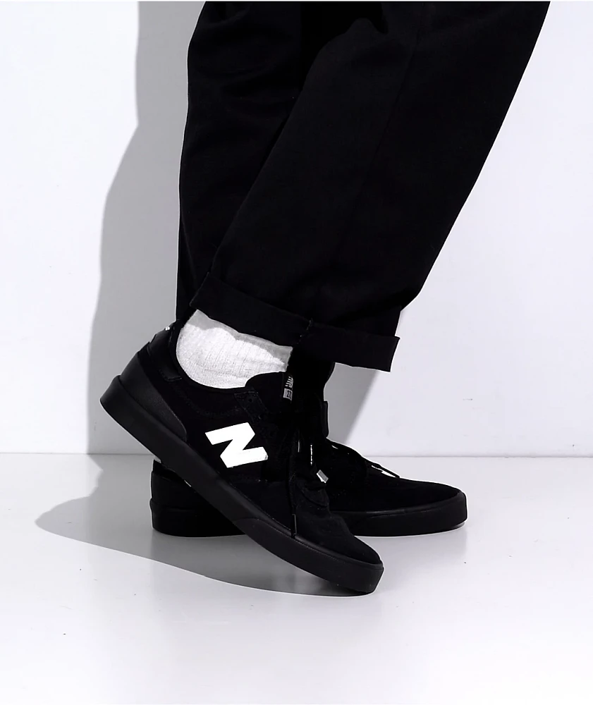 New Balance Numeric 272 Black & White Skate Shoes