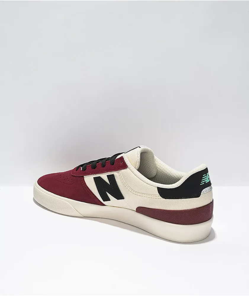 New Balance Numeric 272 Burgundy & White Skate shoes