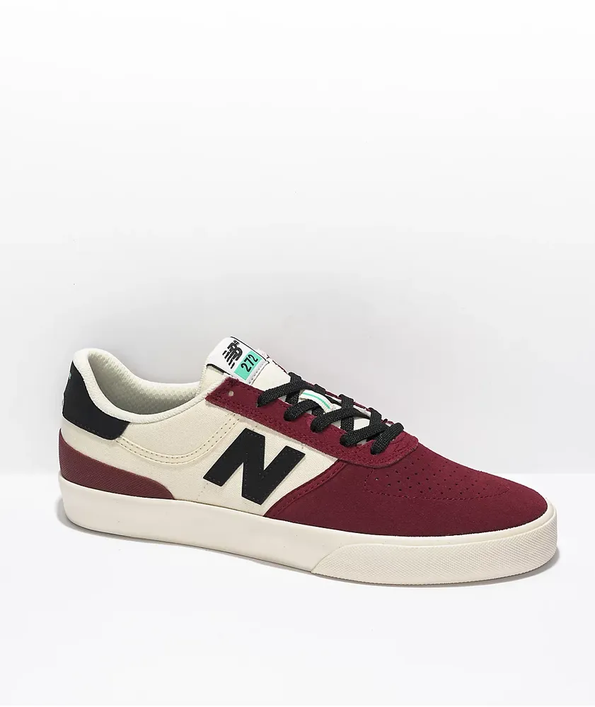 New Balance Numeric 272 Burgundy & White Skate shoes