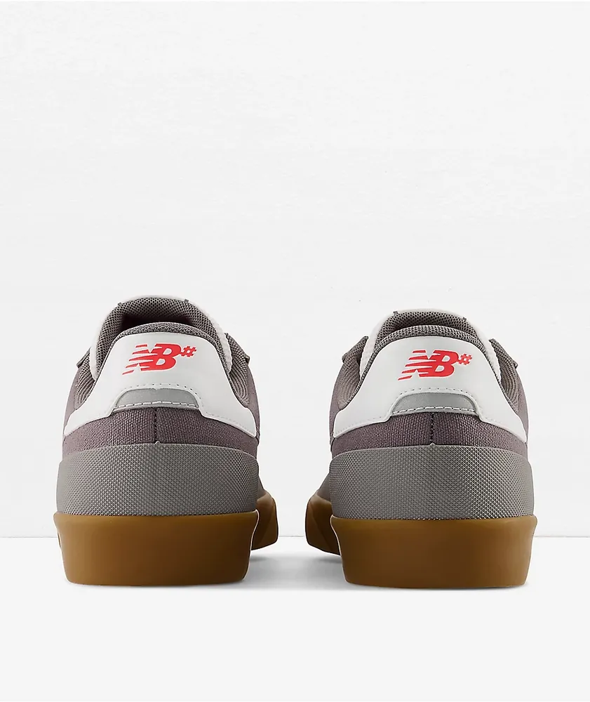 New Balance Numeric 272 Grey & Gum Skate Shoes