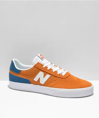 New Balance Numeric 272 Orange & Blue Skate Shoes